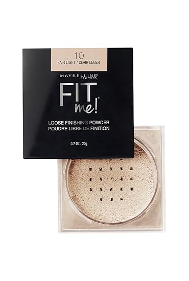 Maybelline Fit Me Loose Setting Powder, Face Powder Makeup & Finishing Powder, Fair Light, 1 Count