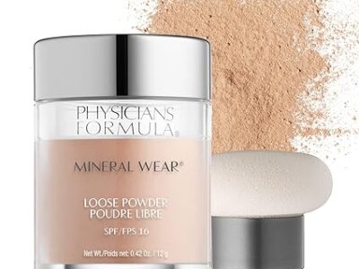 Physicians Formula Mineral Wear Talc-Free Loose Powder Creamy Natural, Dermatologist Tested, Clinically Tested